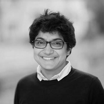 Black and white image of Ridhi Kashyap 
