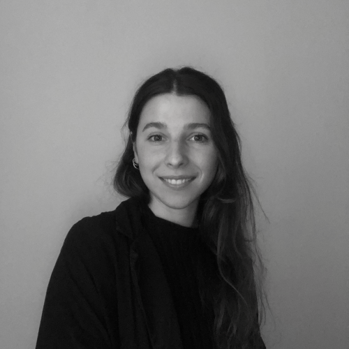 Black and white image of Maria Pohl