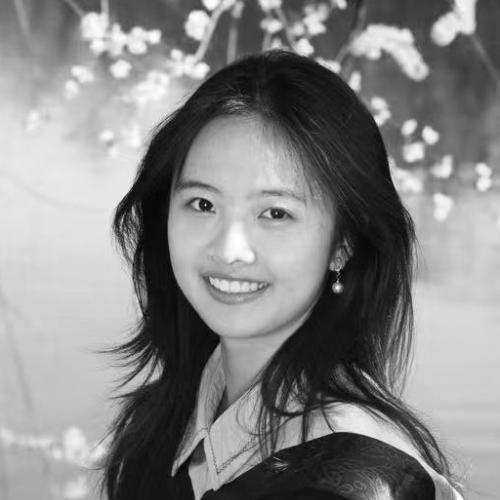 Black and white image of Yushan Tang