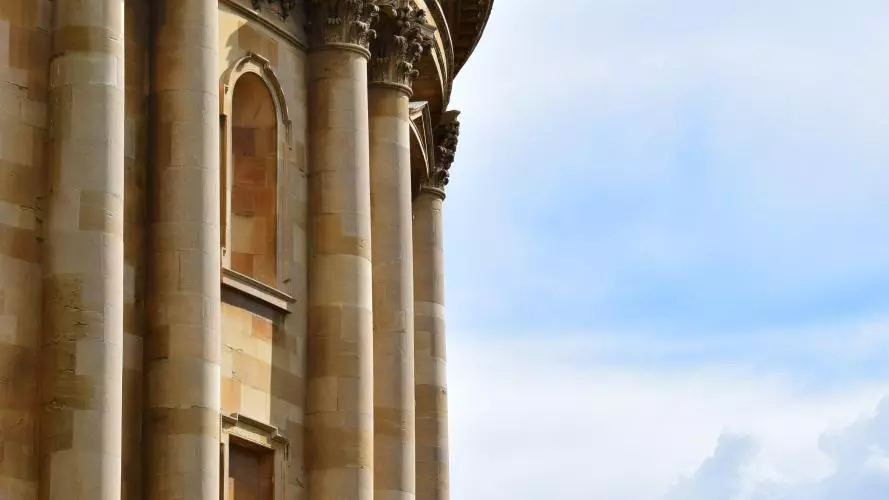 detail of an oxford building