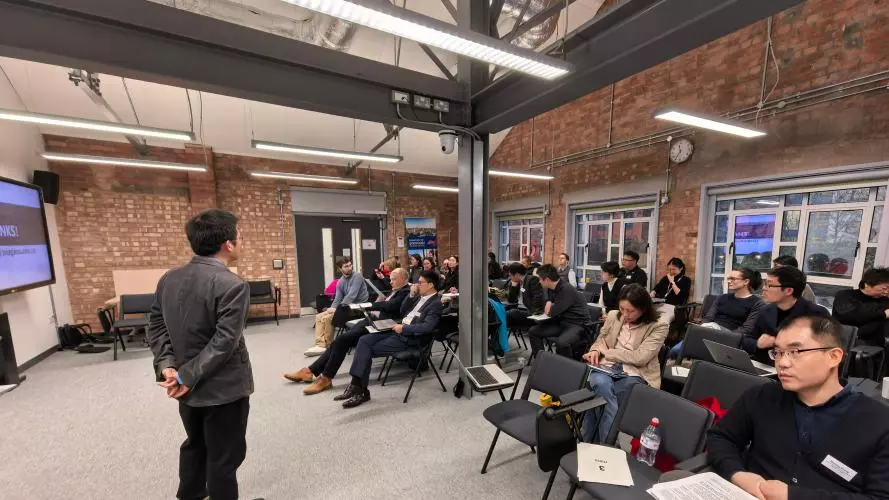 Image of attendees at the AI workshop