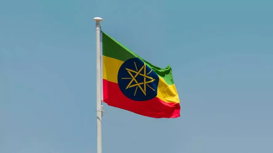Image of the Ethiopian flag