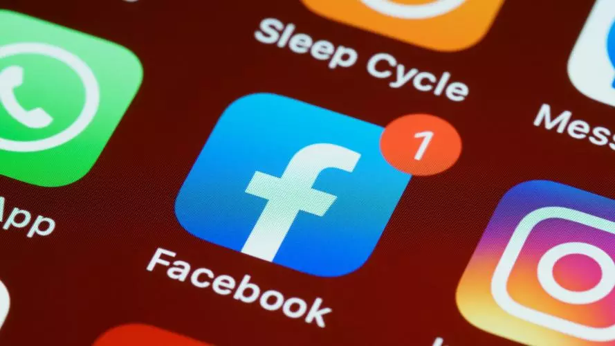 Image of Facebook app on a phone screen
