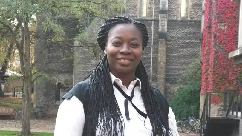 Image of Naa Mensah in subfusc dress