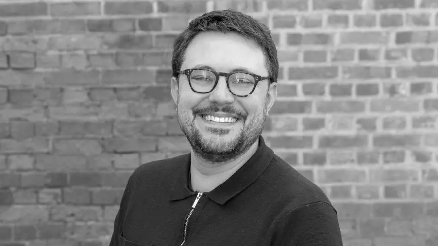 Black and white image of Adrian