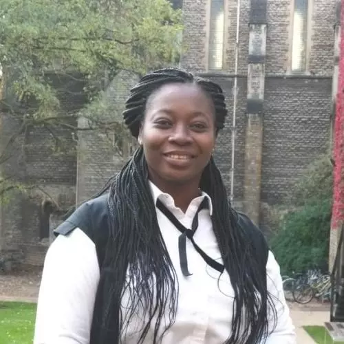 Image of Naa Mensah in subfusc dress