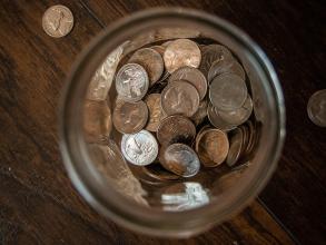 Jar of coins
