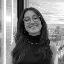 Black and white image of Lidia