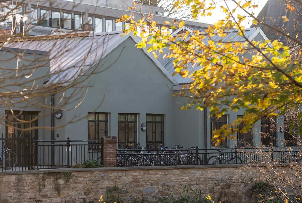 View of the Sociology Department from across Castle Mill Stream
